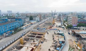 東部快線地鐵14號線明年通車，旭東圍擋廠家為城市安全建設美麗屏障！